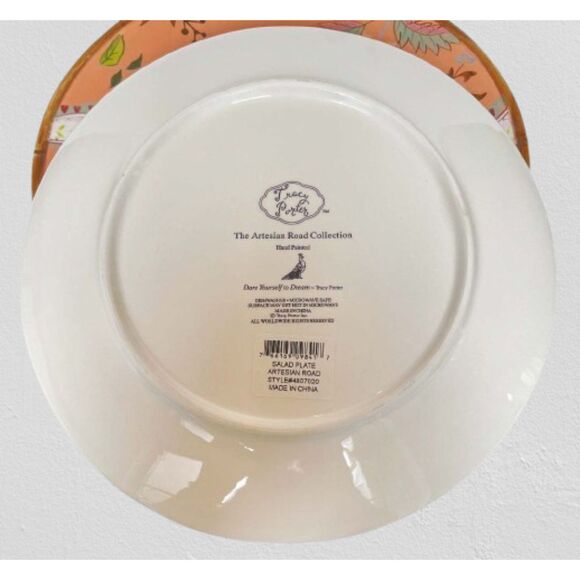 Set of 4 Tracy Porter Salad Plates The Artesian Road Collection - Picture 9 of 11